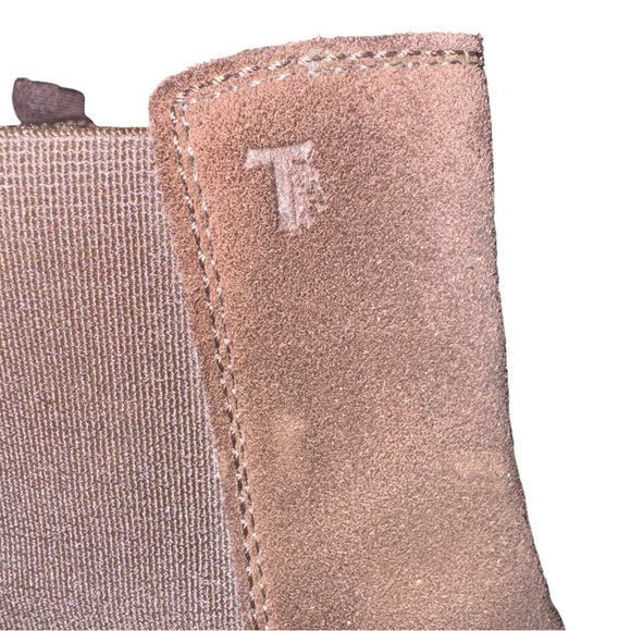 TOD’S Quinn Guiana Beatles Suede Ankle Boots Brown Size 6 - Picture 8 of 14